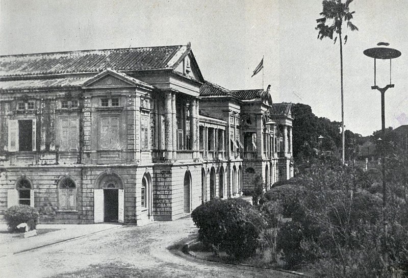 File:วังสราญรมย์ ขณะเป็นที่ทำการ กระทรวงการต่างประเทศ ภาพปี 1954.jpg