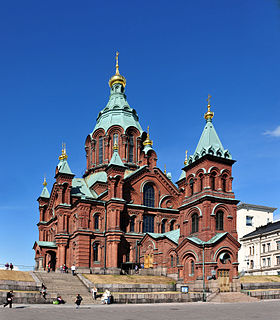 Uspenski Cathedral, Helsinki Church in Helsinki, Finland