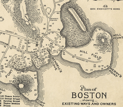 1635 BendellsCove Boston map byGeorgeLamb.png