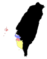 Image 17Administrative units of Taiwan under the Qing dynasty in 1685 (from History of Taiwan)