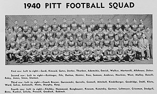 <span class="mw-page-title-main">1940 Pittsburgh Panthers football team</span> American college football season