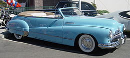 A 1948 Buick Roadmaster convertible