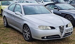 <span class="mw-page-title-main">Alfa Romeo 166</span> Executive car produced by Alfa Romeo