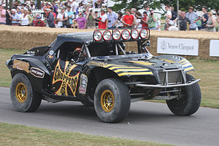 Trophy truck Vehicle used in high-speed off-road racing