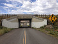 Due sottopassi stradali extraurbani nel Nevada (USA)