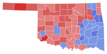 Results by county:
.mw-parser-output .legend{page-break-inside:avoid;break-inside:avoid-column}.mw-parser-output .legend-color{display:inline-block;min-width:1.25em;height:1.25em;line-height:1.25;margin:1px 0;text-align:center;border:1px solid black;background-color:transparent;color:black}.mw-parser-output .legend-text{}
Cox--60-70%
Cox--50-60%
Hofmeister--70-80%
Hofmeister--60-70%
Hofmeister--50-60% 2014 Oklahoma superintendent of public instruction election results map by county.svg