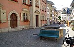 Town hall fountain