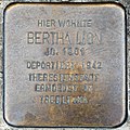 Stolperstein für Berta Lion