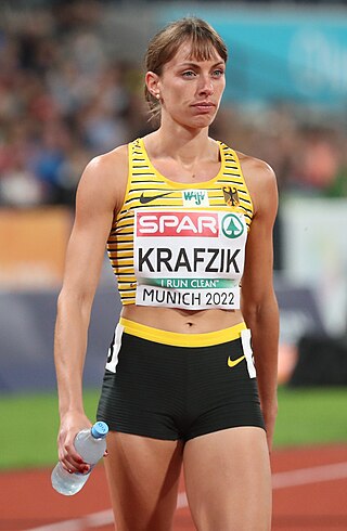 <span class="mw-page-title-main">Carolina Krafzik</span> German athletics competitor