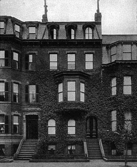 Holmes lived on Beacon Street, Boston, 1871–1894