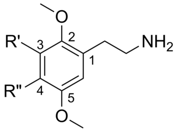 General structure of a 2C compound