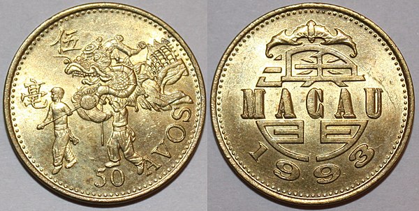 Image: 50 Avos 1993 Macao