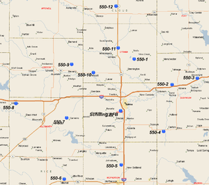 SM-65F Atlas missile sites 550th Strategic Missile Squadron - SM-65F Atlas Missile.png