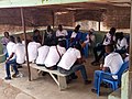 A group of wikimedians at Bolga Tindaana house