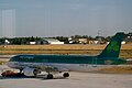 Airbus A320-200 EI-DEG being pushed back at Malaga Airport