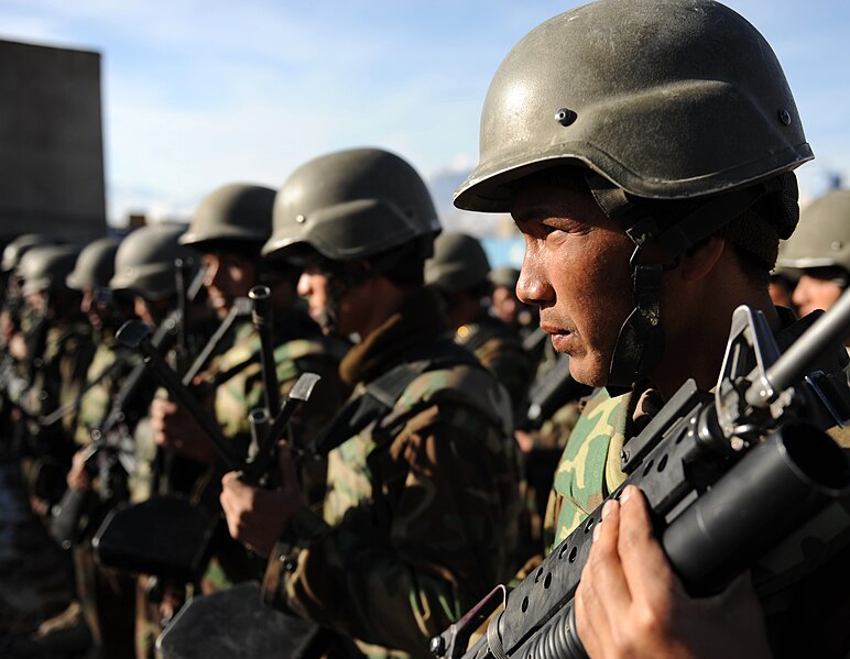 File:Afghan National Army commandos at a commando camp in Kandahar.jpg