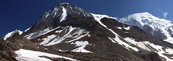 The north face of the Aiguille du Goûter