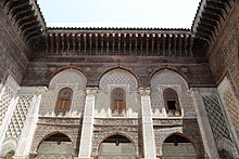 Al-Attarine Madrasa, built by the Marinids in the 14th century Al-Attarine Madrasa IMG 5566 (18311710805).jpg