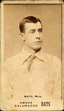 Al Mays, 1887 N690 Kalamazoo Bats card.jpg