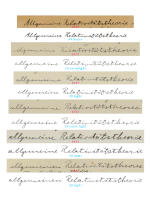 Miniatuur voor Bestand:Albert Einstein Font comparing handwriting and font.gif