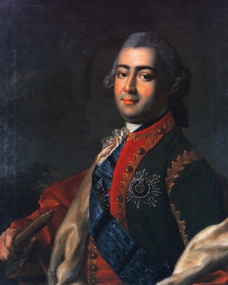 <span class="mw-page-title-main">Alexei Razumovsky</span> Ukrainian-born Russian Registered Cossack (1709–1771)