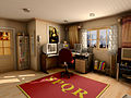 VRay style Mental Ray for Maya room.