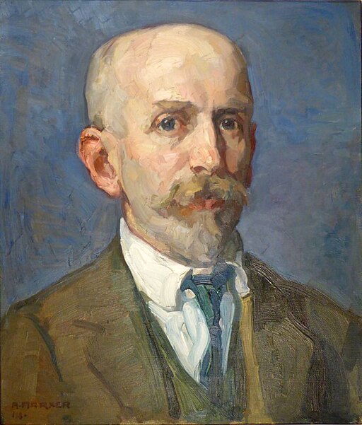 Alfred marxer selbstbildnis 1914