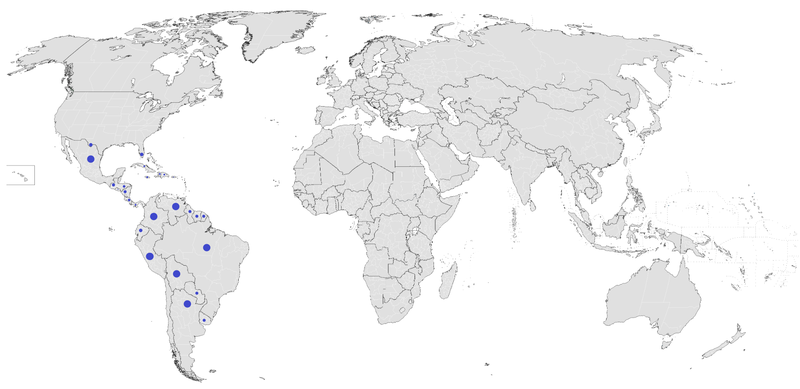 File:Anastrepha distribution in the Americas.png