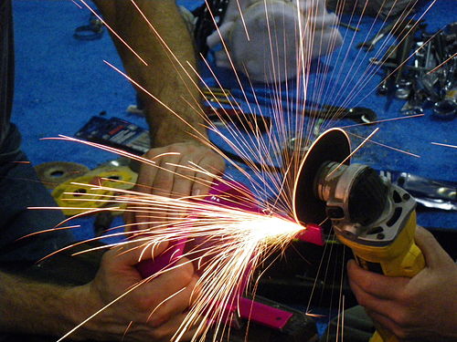 Angle grinder.