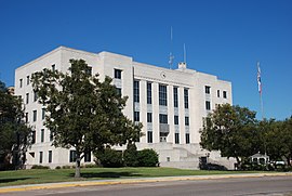 Budova soudu v Brazoria County v Angletonu