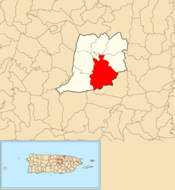 Anones, Naranjito, Puerto Rico locator map.png