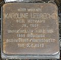 Ansbach Stolperstein Lebrecht, Karoline.jpg