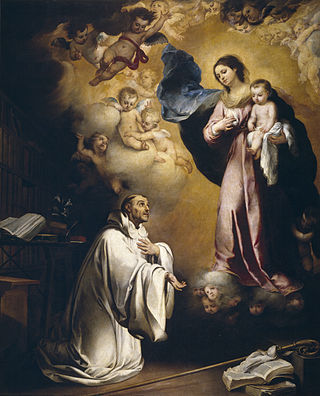 <i>The Apparition of the Virgin to Saint Bernard</i> (Murillo) Painting by Bartolomé Esteban Murillo