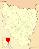 Ubicación del municipio en el mapa de la provincia