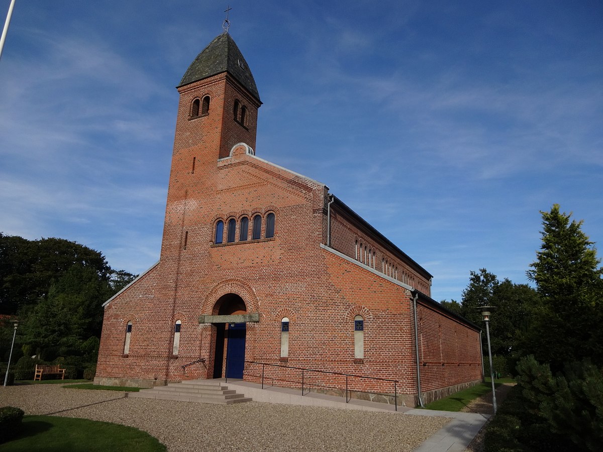 Kirke. Асков Дания. Oharakirke's Kirke. Кирке.