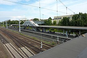 Imagen ilustrativa del tramo de la estación Berlin-Friedrichsfelde-Est