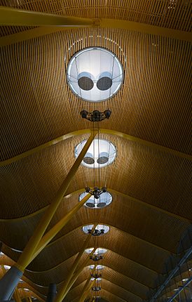 Barajas airport in Madrid, Terminal 4