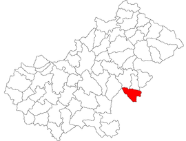Umístění v Satu Mare County