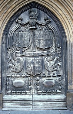 Bath Abbey West door