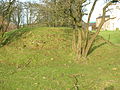 The view from below the moot hill.