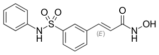 <span class="mw-page-title-main">Belinostat</span> Pharmaceutical drug