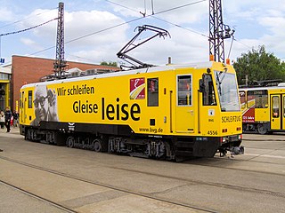 <span class="mw-page-title-main">Railgrinder</span> Railway maintenance vehicle