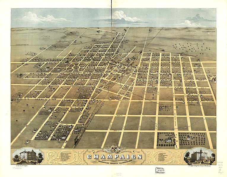 File:Bird's eye view of the city of Champaign, Champaign County, Illinois 1869. LOC 73693348.jpg