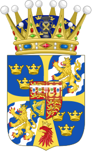 Brasão como Princesa Herdeira da Suécia