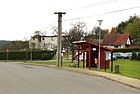 Čeština: Zastávka v Zahorčicích, části Boršova nad Vltavou English: Bus stop in Zahorčice, part of Boršov nad Vltavou, Czech Republic.