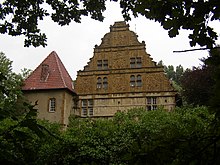 Giebelansicht von Schloss Holtfeld