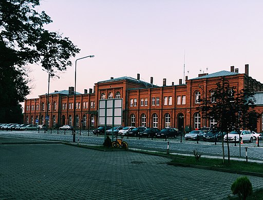 PKP railway station in Brzeg, Poland