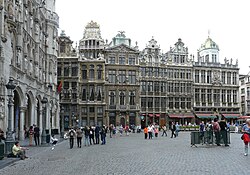 Die Grand'Place in die sentrum van Brussel