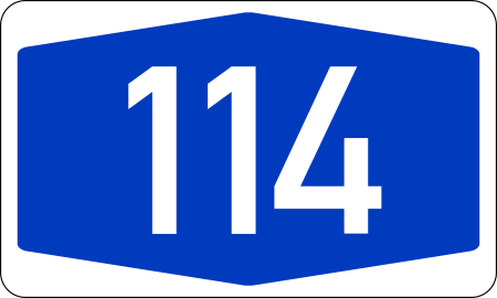 Bundesautobahn 114 number