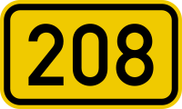 File:Bundesstraße 208 number.svg